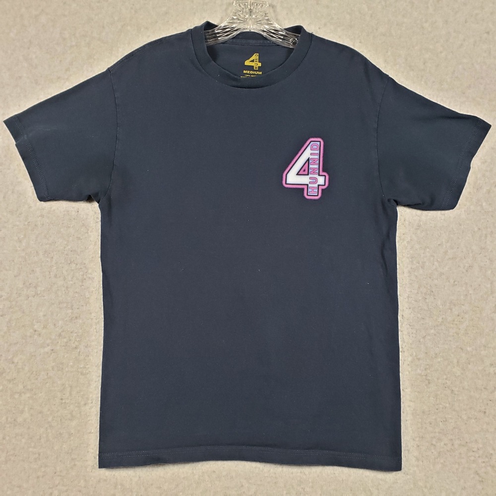 4Hunnid Mens T-Shirt M Blk Good Sex No Stress YG Graphic Tee West Coast Hip Hop